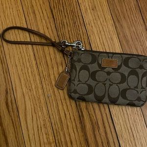 Coach Signature Wristlet